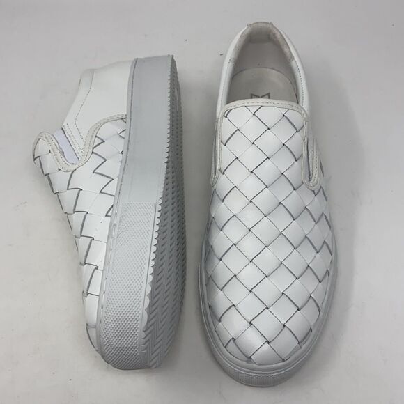 MARC FISHER Calla Woven Leather Slip-On Sneaker - Picture 3 of 13